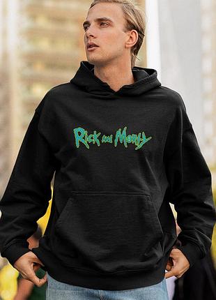 Худі loys унісекс rick and morty (planet) чорний xs