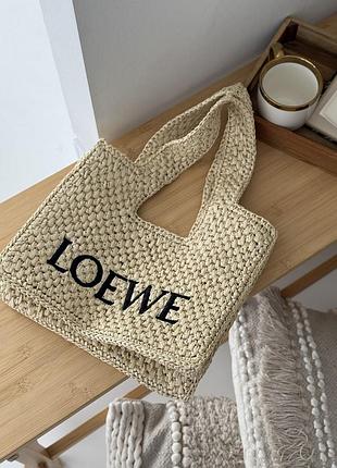 Loewe font tote