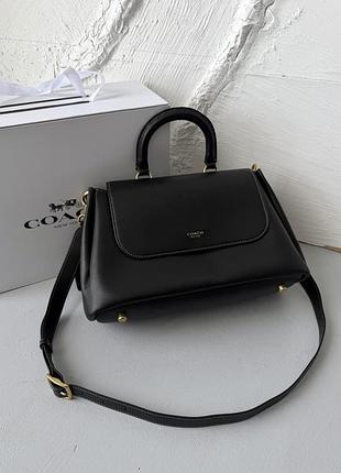 Coach rogue top handle bag black premium