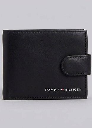 Кошелек tommy hilfiger мужской цвет черный, кошелек томми хелфигер, tommy hilfiger, портмоне tommy, черный кошелек