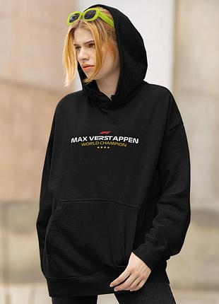 Худи loys унисекс max verstappen (4x world champion) черный art.002 xs