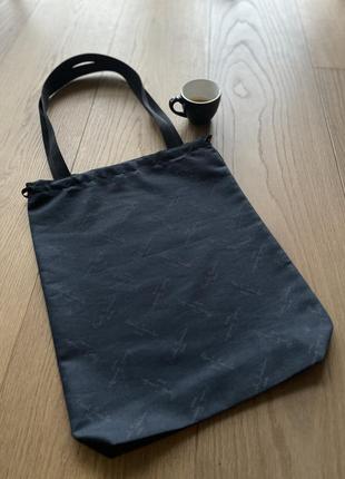 Еко сумка шоппер торба paul smith сіра1 фото