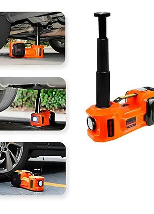Набір електродомкрат 3.5т з компресором та ліхтарем 12v 150w