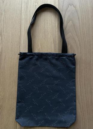 Еко сумка шоппер торба paul smith сіра3 фото