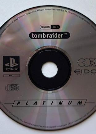 Tomb raider platinum англ - ps1 (диск), б/у
