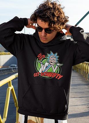 Худі loys унісекс rick and morty (you gotta get schwifty) чорний l