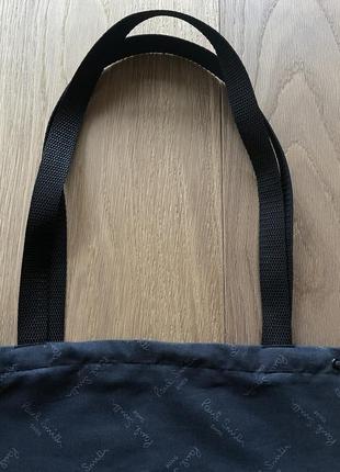 Еко сумка шоппер торба paul smith сіра6 фото