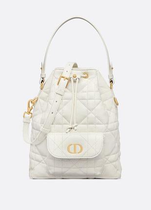 Caro bucket bag white
