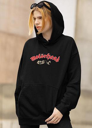 Худи loys унисекс motorhead (love me like a reptile) черный art.002 xxl
