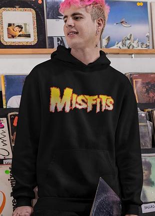 Худи loys унисекс misfits (die die my darling) черный xxl