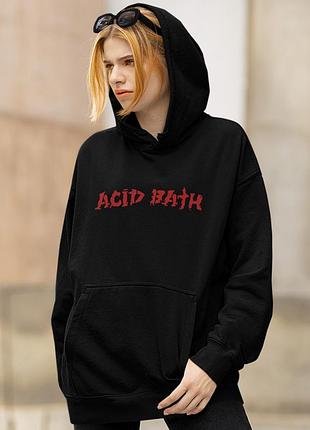 Худи loys унисекс acid bath (alligator) черный art.002 xs