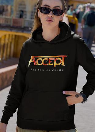 Худи loys унисекс accept (the rise of chaos) черный art.002 xl
