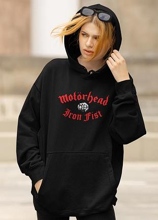 Худи loys унисекс motorhead (iron fist) черный art.002 xs