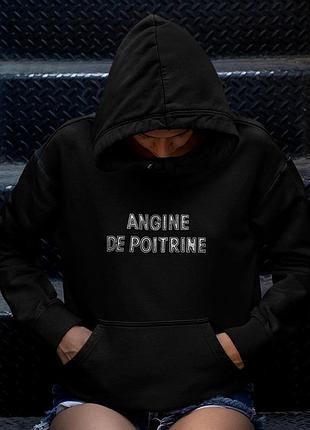 Худи loys унисекс angine de poitrine (vol ii) черный art.002 xs