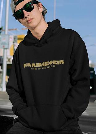 Худи loys унисекс rammstein (liebe ist fur alle da herz) черный xl