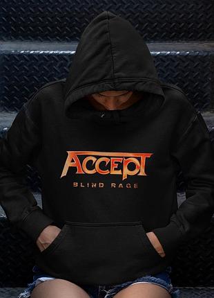 Худи loys унисекс accept (blind rage) черный art.002 xs