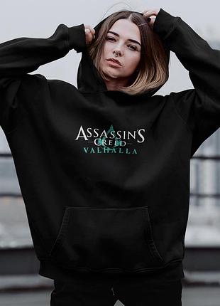 Худи loys унисекс assassins creed valhalla (eivor varinsdottir) черный art.002 xxl