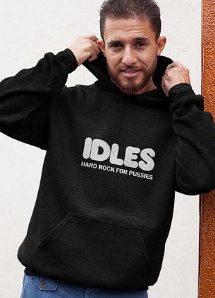Худи loys унисекс idles (hard rock for pussies) черный xxl