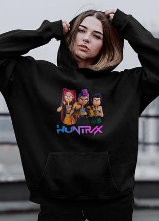 Худи loys унисекс k pop demon hunters (mira rumi zoey) черный art.002 xxl