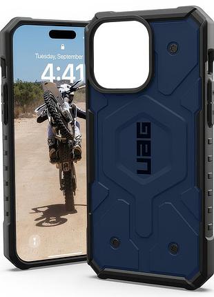 Чехол uag magsafe противоударный для iphone 12 12 pro tpu темно-синий
