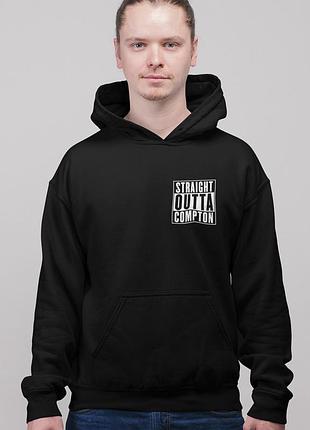 Худі loys унісекс straight outta compton (movie poster) чорний xxl
