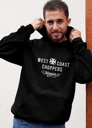 Худі loys унісекс west coast choppers (logo) чорний xl
