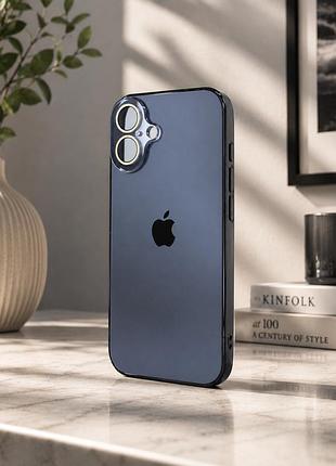 Чехол ag-pc glass противоударный пылезащищенный для iphone 17 с magsafe графитовый