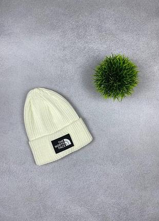 Шапка the north face біла