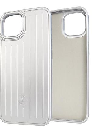 Противоударный чехол rimova case tpu для iphone 11 с magsafe пылезащищенный серебристый