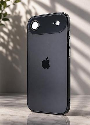 Чехол ag-pc glass противоударный пылезащищенный для iphone 17 air с magsafe графитовый