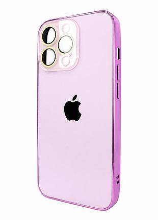 Противоударный чехол ag-pc glass для iphone 13 pro пылезащищенный влагозащищенный розовый с magsafe