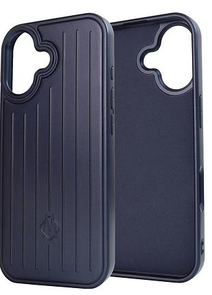 Чехол rimova case tpu противоударный с magsafe для iphone 17 пылезащищенный влагозащищенный синий