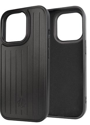 Протиударний чохол rimova case для iphone 13 pro max з magsafe чорний захисний tpu