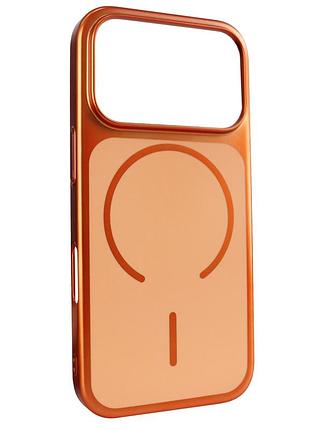 Чохол chroma matte magsafe case протиударний для iphone 17 pro оранжевий із захистом камери orange