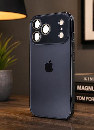 Чехол ag-pc glass противоударный пылезащищенный для iphone 17 pro с magsafe графитовый
