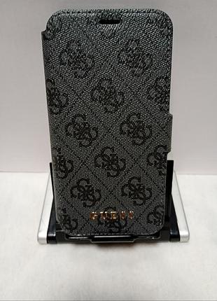 Оригинальный чехол-книжка guess 4g monogram collection для iphone (подходит для моделей серии iphone 11 / 11 pro / 12 / 12 pro