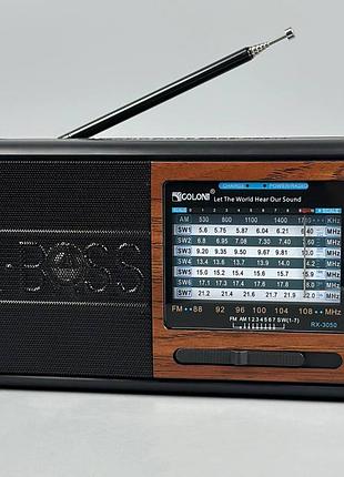 Радіоприймач з акумулятором портативний golon rx-3050