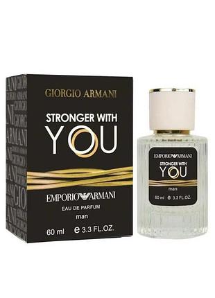 Духи чоловічі giorgio armani emporio stronger with you, 60 мл