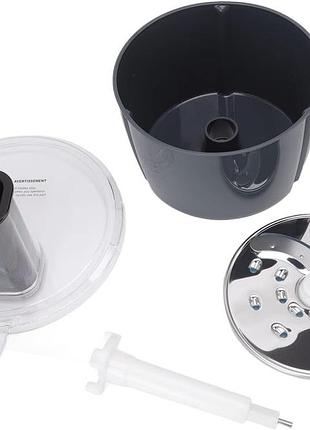 Насадка-різак для кухонного комбайна vorwerk thermomix tm5 tm6, диск для нарізання та подрібнення з нержавіючої сталі