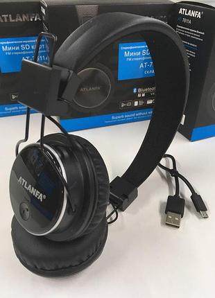 Наушники со встр. mp3 плеером+bluetooth at-7611 (40 шт/ящ)