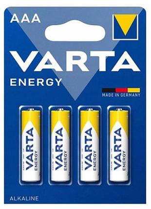 Батарейка varta energy lr03/ aaa/1,5v/ 4xbli/ alkaline kod-6458