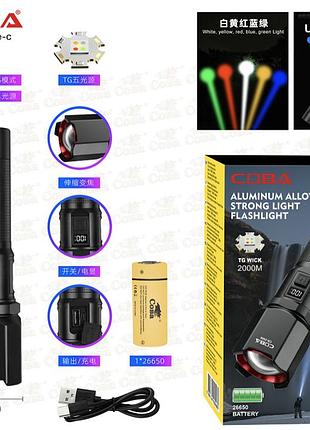 Ліхтарик ручний bl cb 2506/ 10426 5 color (60)