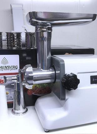 Мясорубка crownberg cb 4215 (4 шт)