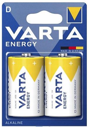 Батарейка varta energy d lr20 2xbl alkaline kod-6618/ 9515