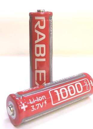 Аккумуляторы rablex rb-1000, 18650/3.7v/1000mah (500 шт)