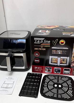 Фритюрниця 14л з двома тенами 4000вт zepline zp-211 (1)