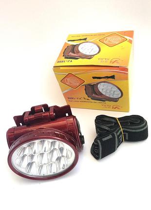 Налобный фонарь на аккумуляторе yj-1898 /13led (120 шт/ящ)