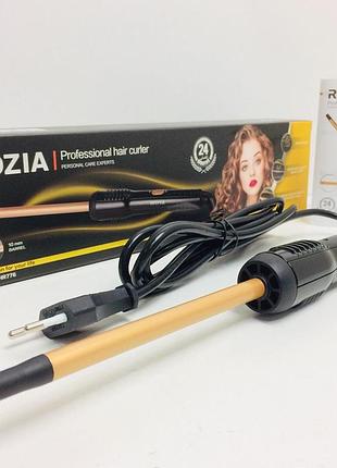 Плойка тонкая для завивки волос афрокудри rozia hr 776, 10mm (40 шт/ящ)