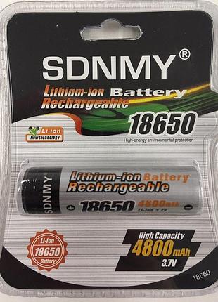 Акумулятори 18650 sdnmy 4800mah li-ion 3,7v (200)