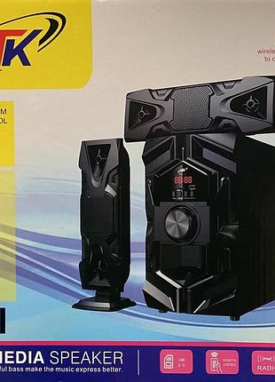 Акустическая система era ear e 43/ 9730/ cs7 музыкальный центр со встроенным bluetooth, сабвуфер